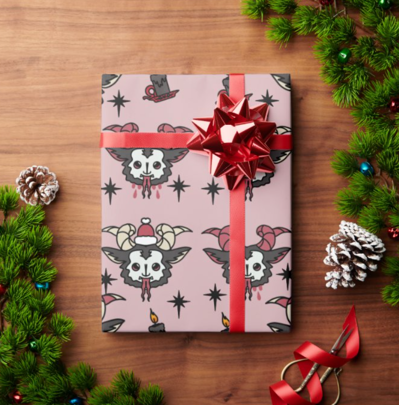 Krampus Nacht Wrapping Paper