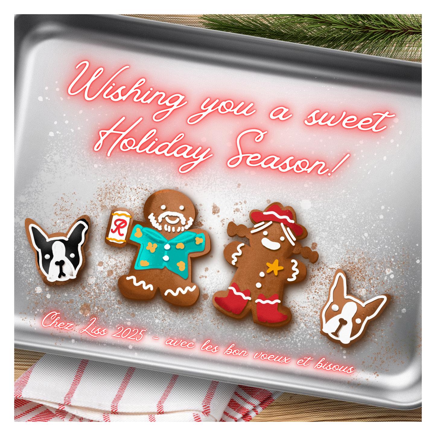 Custom Holiday Cards - Commission Fee